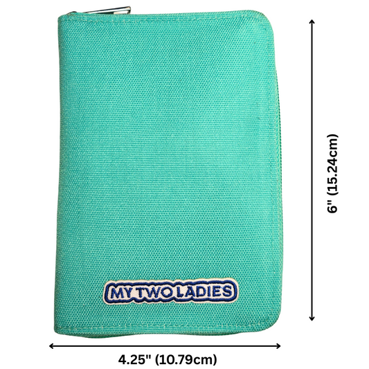 Blue Silk | Ultimate Hat Set | Ebony Circular Knitting Needles | 8 Sizes | w/custom case