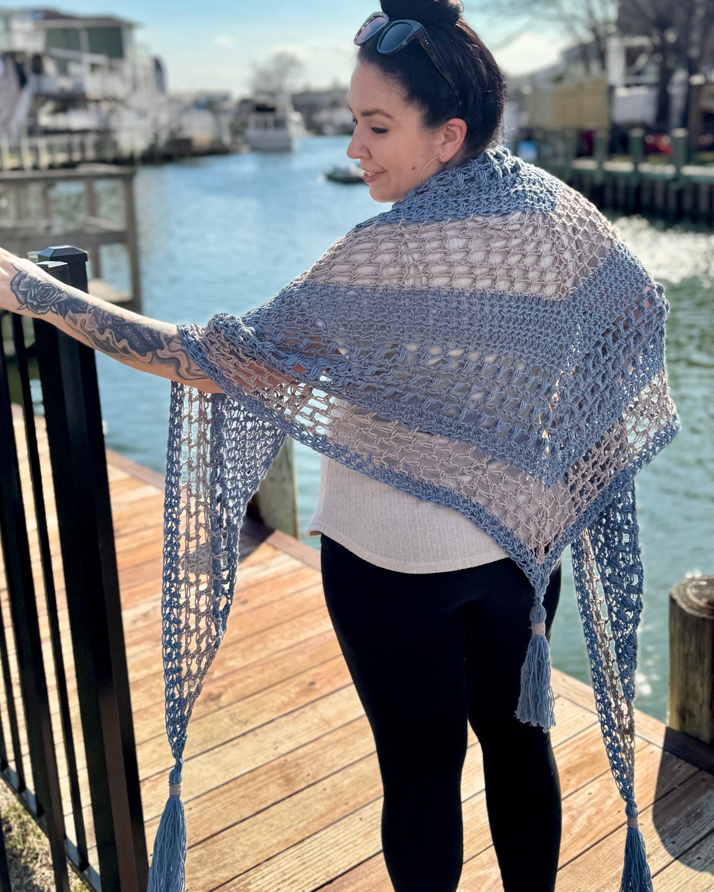 Bayshore Shawl - Crochet Pattern