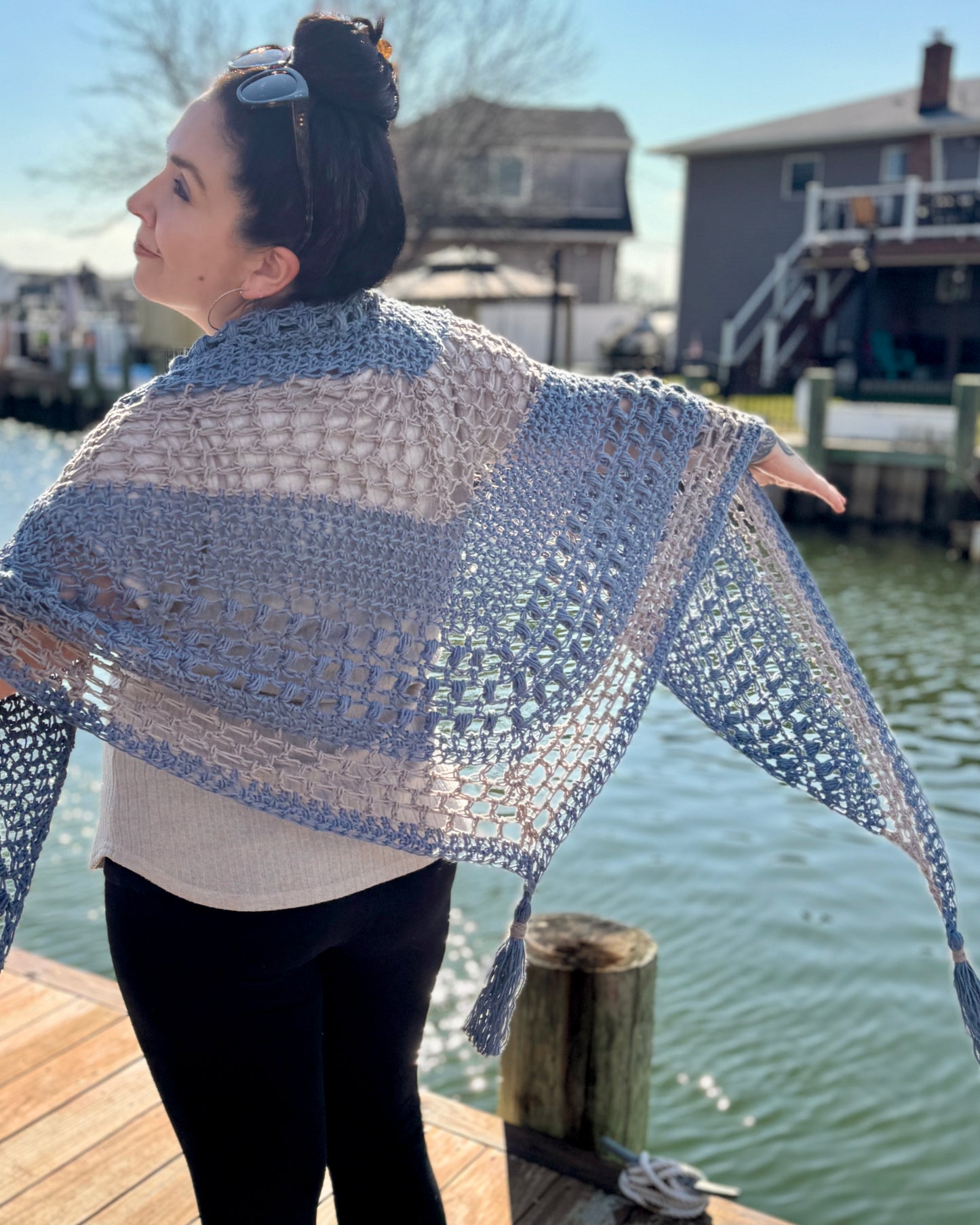 Bayshore Shawl - Crochet Pattern
