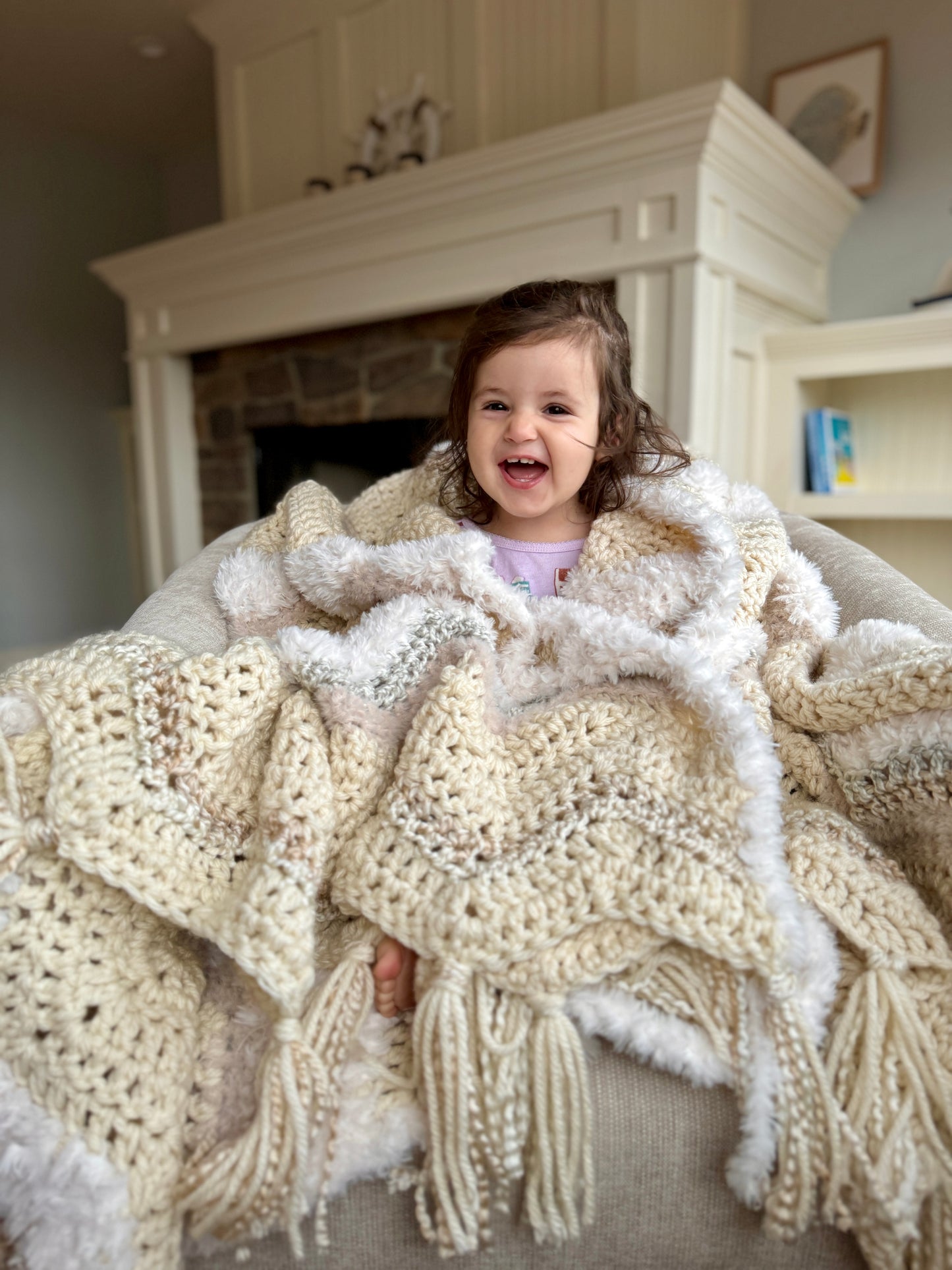 Beach Road Blanket – Easy Crochet Blanket Pattern PDF | Modern Throw