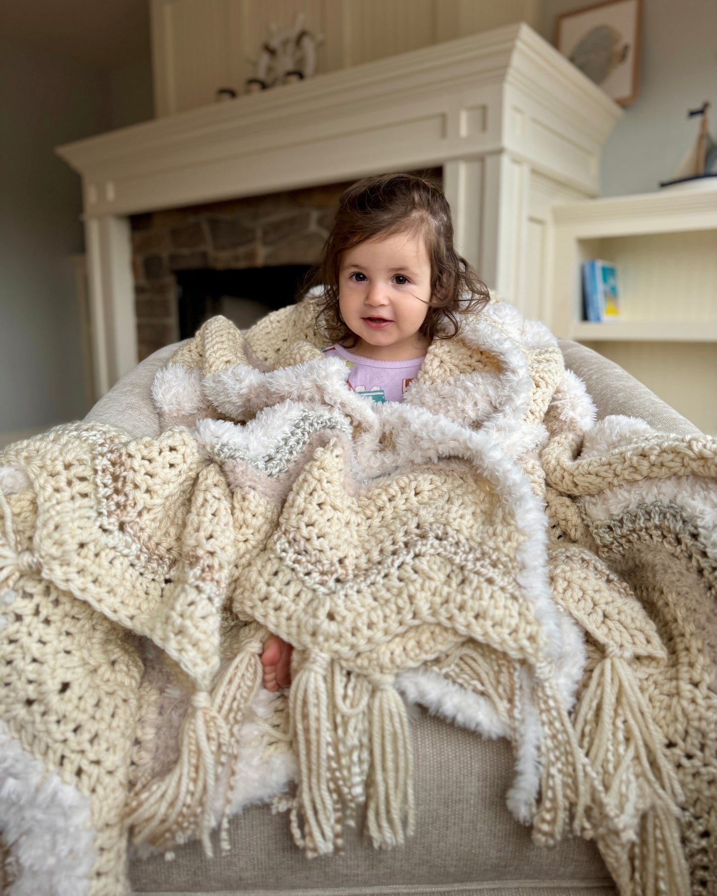 Beach Road Blanket – Easy Crochet Blanket Pattern PDF | Modern Throw