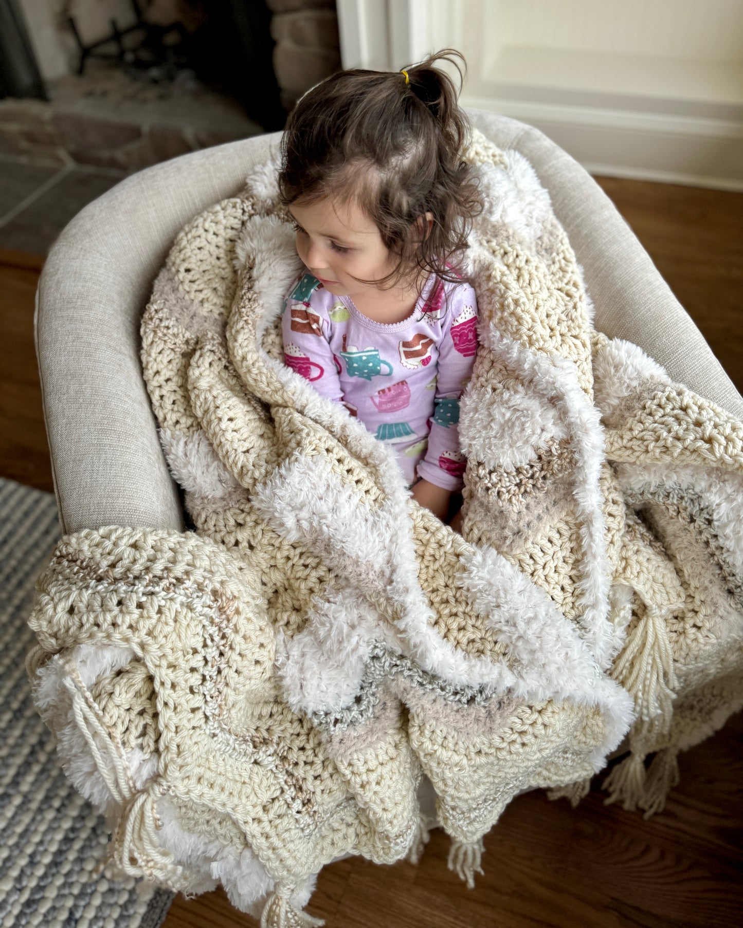 Beach Road Blanket – Easy Crochet Blanket Pattern PDF | Modern Throw