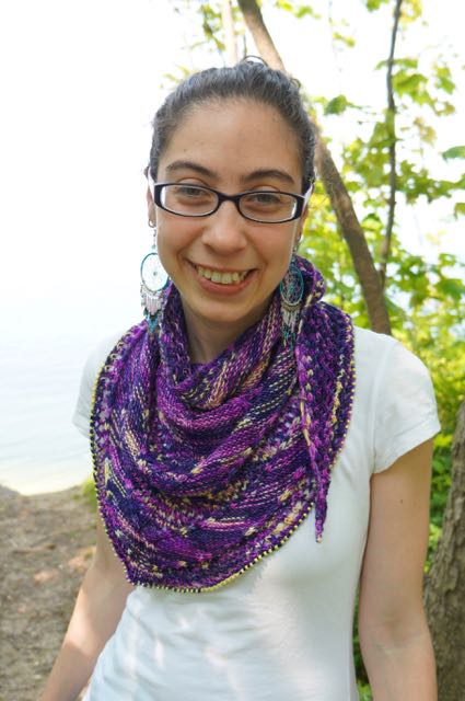 We're All Mad Here Shawl - Fiddle Knits Designs