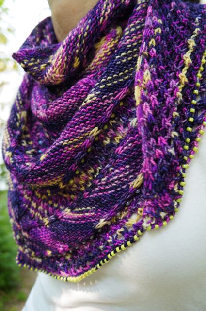 We're All Mad Here Shawl - Fiddle Knits Designs