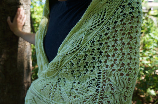 Tea-Lightful Shawl - Fiddle Knits Designs
