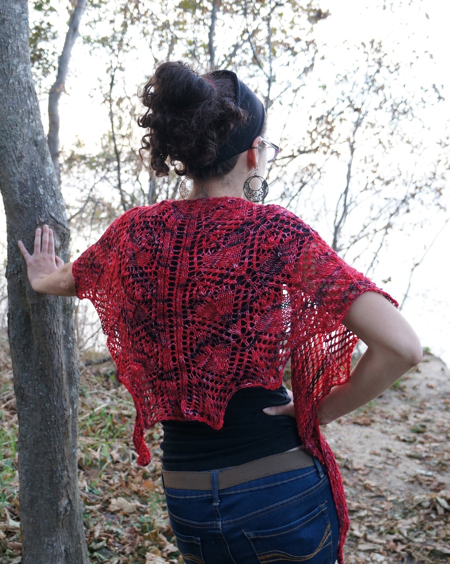Red Queen Shawl - Fiddle Knits Designs