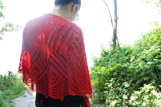 Ruby Shawl - Fiddle Knits Designs