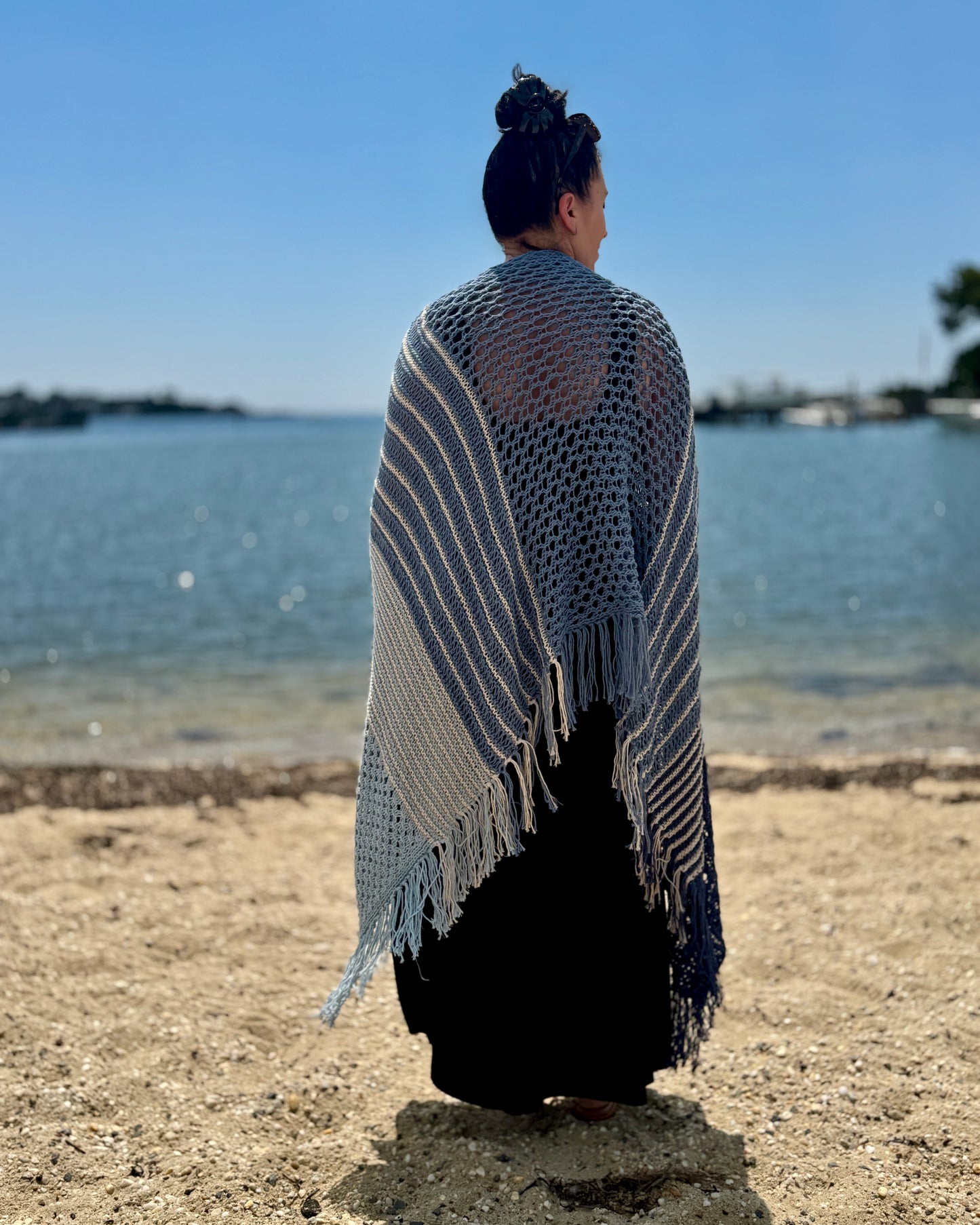 Coastal Drift Wrap - Knitting Pattern