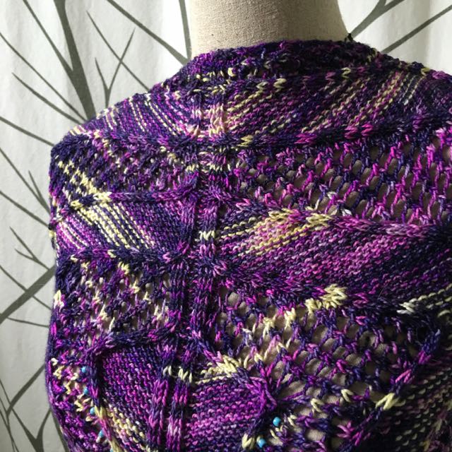 We're All Mad Here Shawl - Fiddle Knits Designs