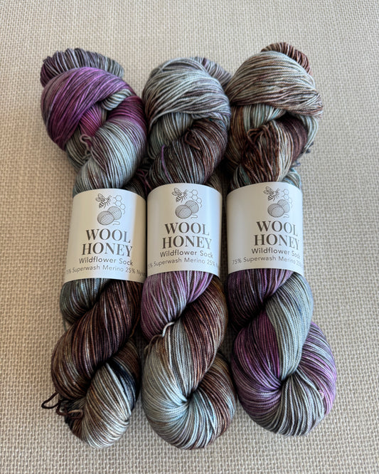 Wildflower Sock Yarn | Withered Petal