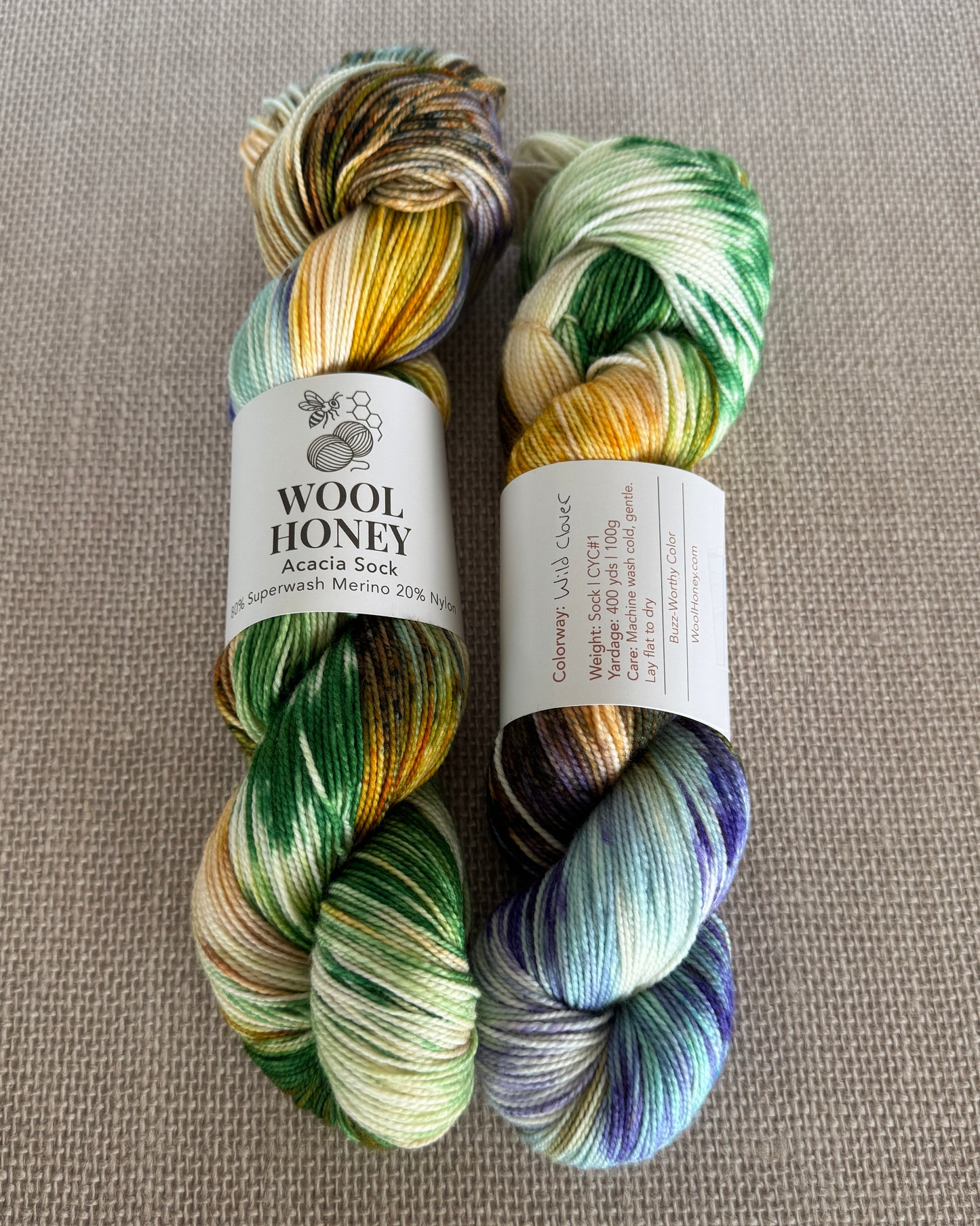 Acacia Sock Yarn | Wild Clover