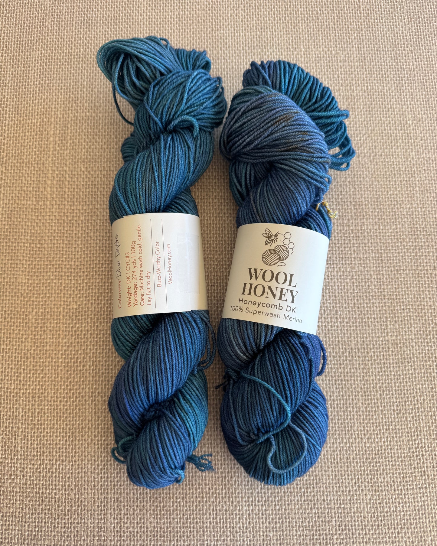 Honeycomb DK Yarn | Blue Depths