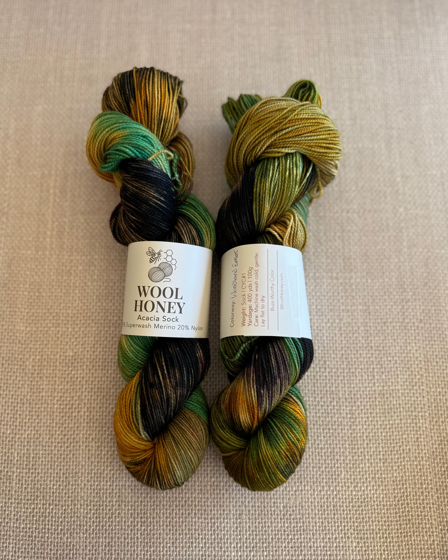 Acacia Sock Yarn | Woodland Ember