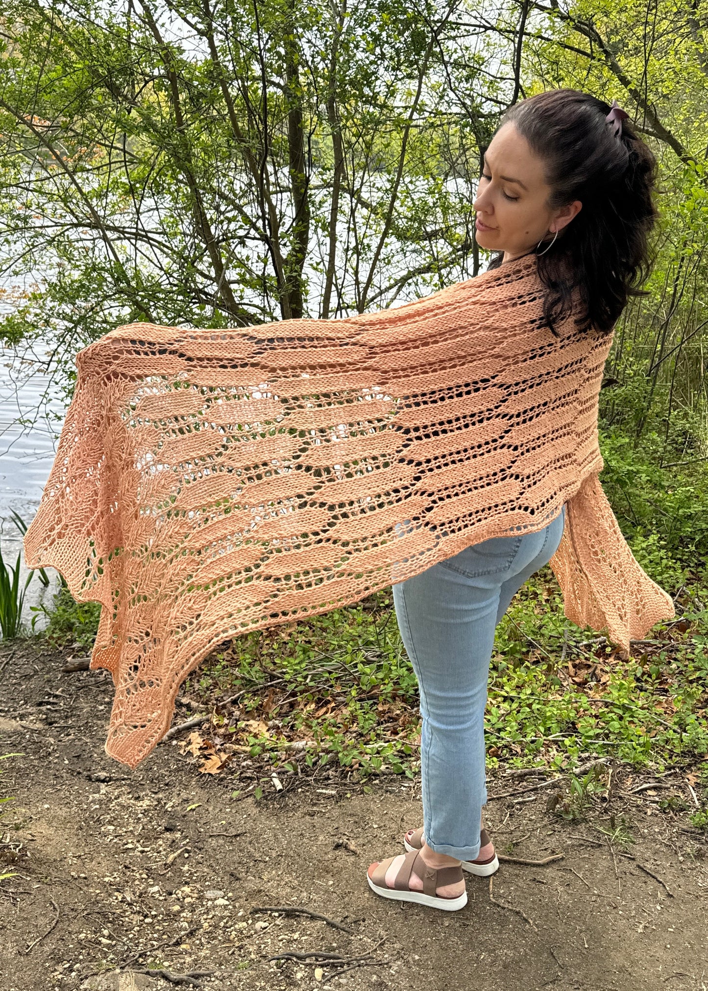 Marion Wrap - Knit Shawl pattern