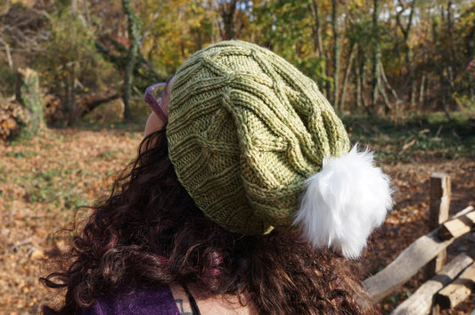 Needles & Leaves Hat - Knitting Pattern