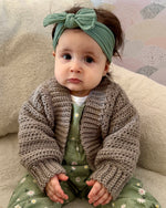 Load image into Gallery viewer, Lil Rascal Baby Cardigan - Crochet Pattern
