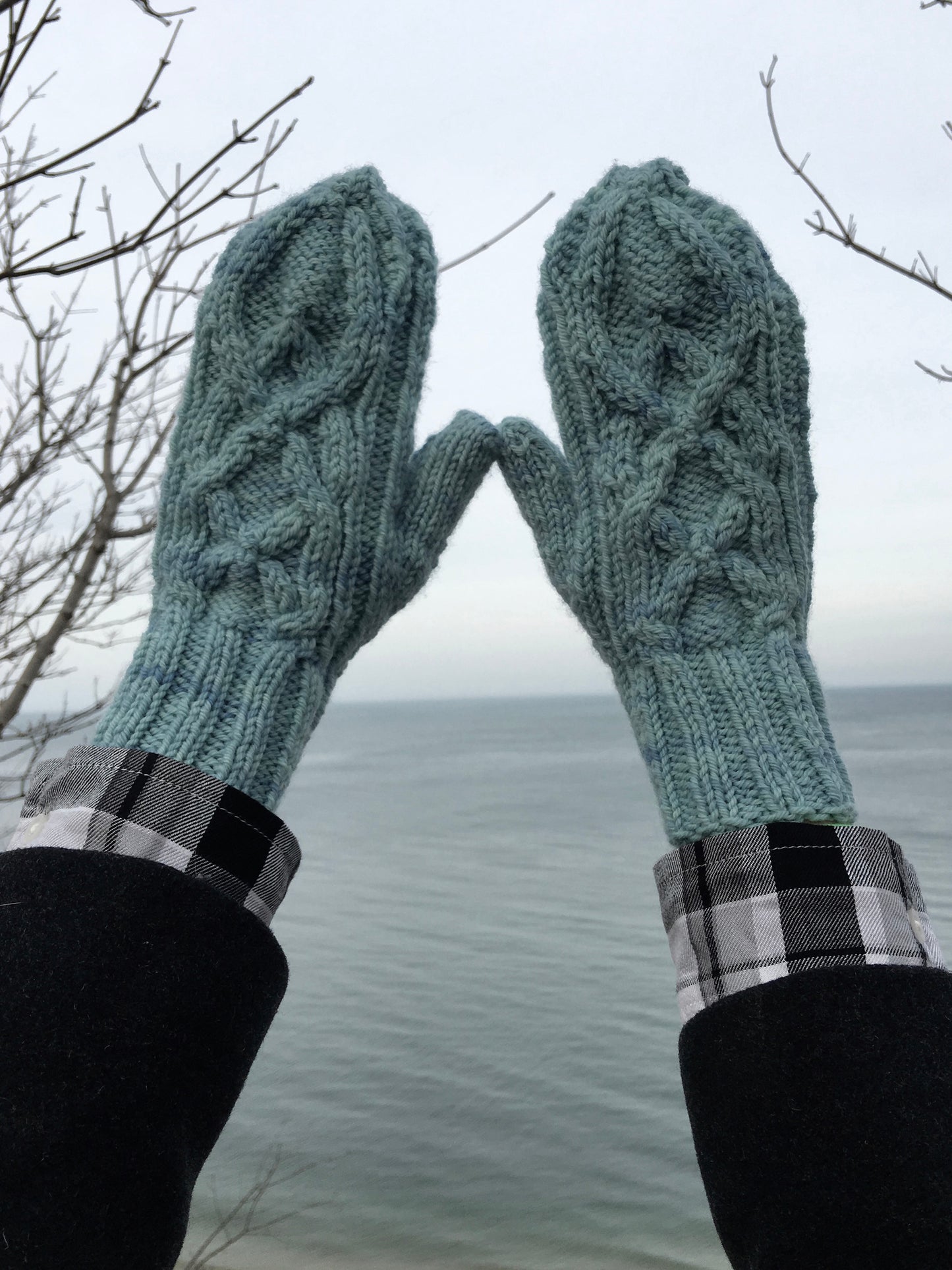 Storm Warning Mittens - Fiddle Knits Designs