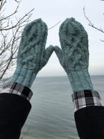 Load image into Gallery viewer, Storm Warning Mittens - Fiddle Knits Designs
