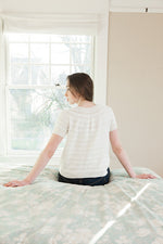 Load image into Gallery viewer, River Walk Tee - Free Knitting Pattern
