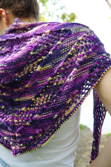 We're All Mad Here Shawl - Fiddle Knits Designs