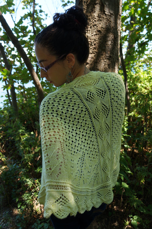 Tea-Lightful Shawl - Fiddle Knits Designs