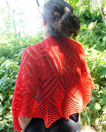 Ruby Shawl - Fiddle Knits Designs