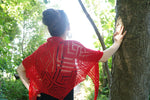 Load image into Gallery viewer, Ruby Shawl - Fiddle Knits Designs
