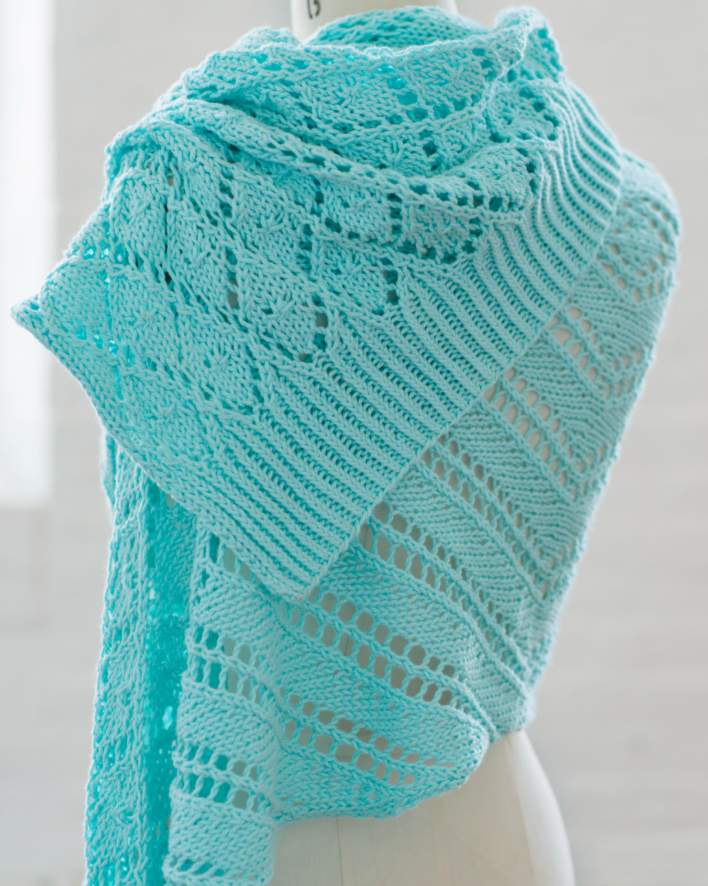 Garden Party Wrap - Knitting Pattern