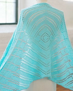 Garden Party Wrap - Knitting Pattern
