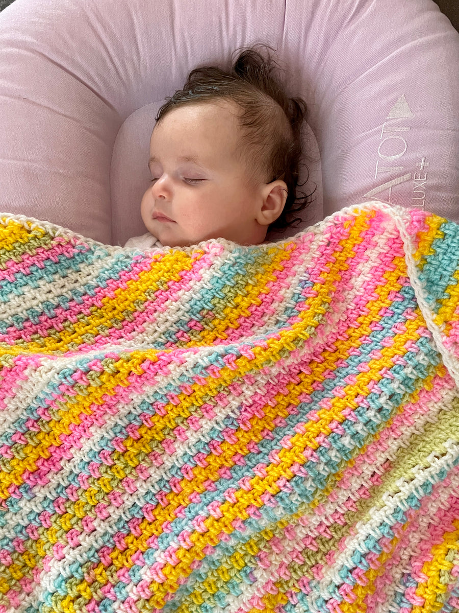 I Scream Blankie Free Crochet Pattern 1 More Row Designs