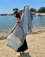 Load image into Gallery viewer, Coastal Drift Wrap - Knitting Pattern
