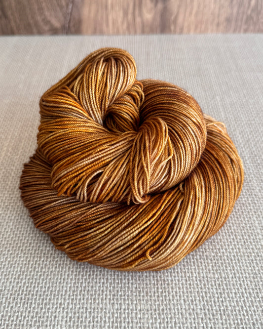 Wildflower Sock – Amberlight | Hand Dyed Sock Yarn for Knitting & Crochet by Wool Honey