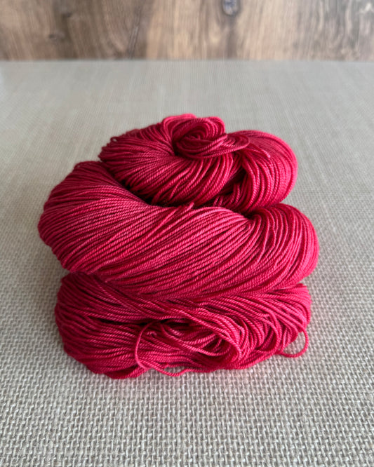Wildflower Sock – Wild Rose | Hand Dyed Sock Yarn for Knitting & Crochet by Wool Honey