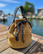 Load image into Gallery viewer, Boardwalk Cinch Bag – Crochet Bucket Bag Pattern (PDF Download)
