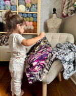 Load image into Gallery viewer, My Favorite Knit Throw Pattern | Beginner-Friendly Modern Throw

