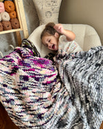 Load image into Gallery viewer, My Favorite Knit Throw Pattern | Beginner-Friendly Modern Throw
