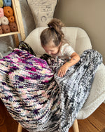 Load image into Gallery viewer, My Favorite Knit Throw Pattern | Beginner-Friendly Modern Throw
