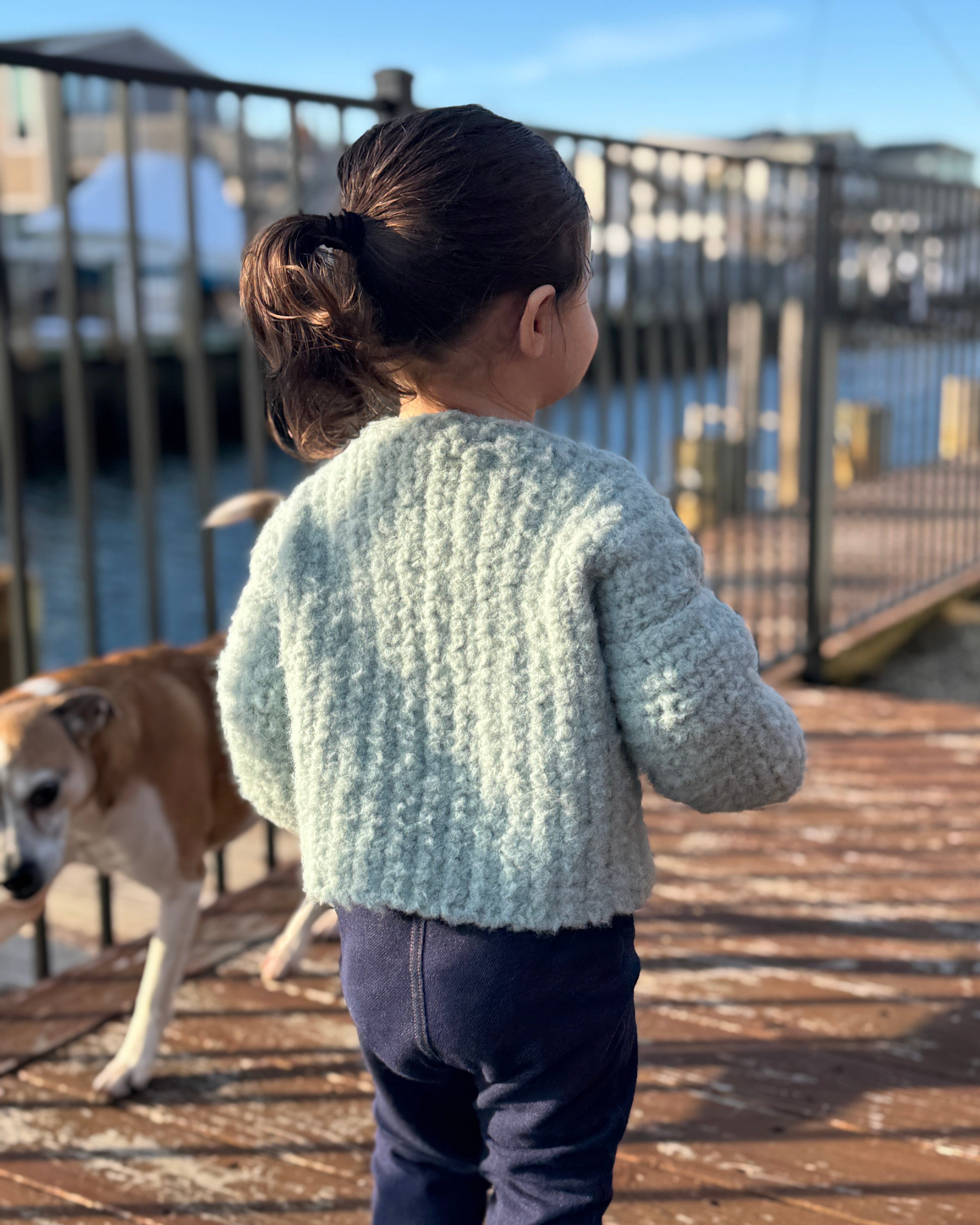 The Fluffy Baby Sweater - Crochet Pattern