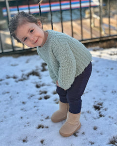 The Fluffy Baby Sweater - Crochet Pattern