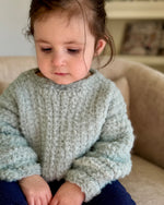 Load image into Gallery viewer, crocheted baby sweater
