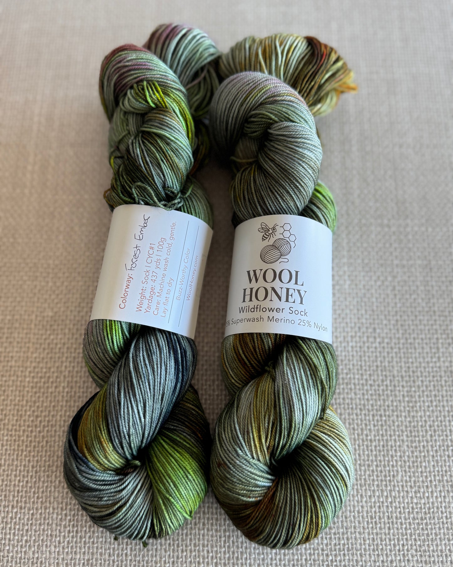 Wildflower Sock Yarn | Forest Ember