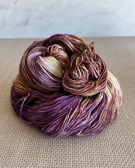 Wildflower Sock Yarn | Lavender Chai