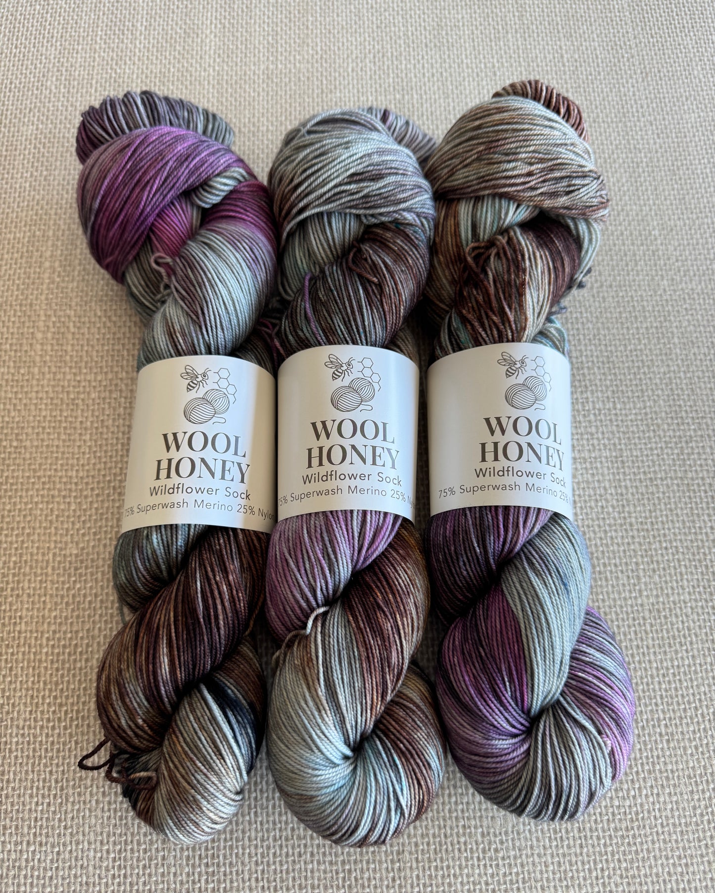 Wildflower Sock Yarn | Withered Petal