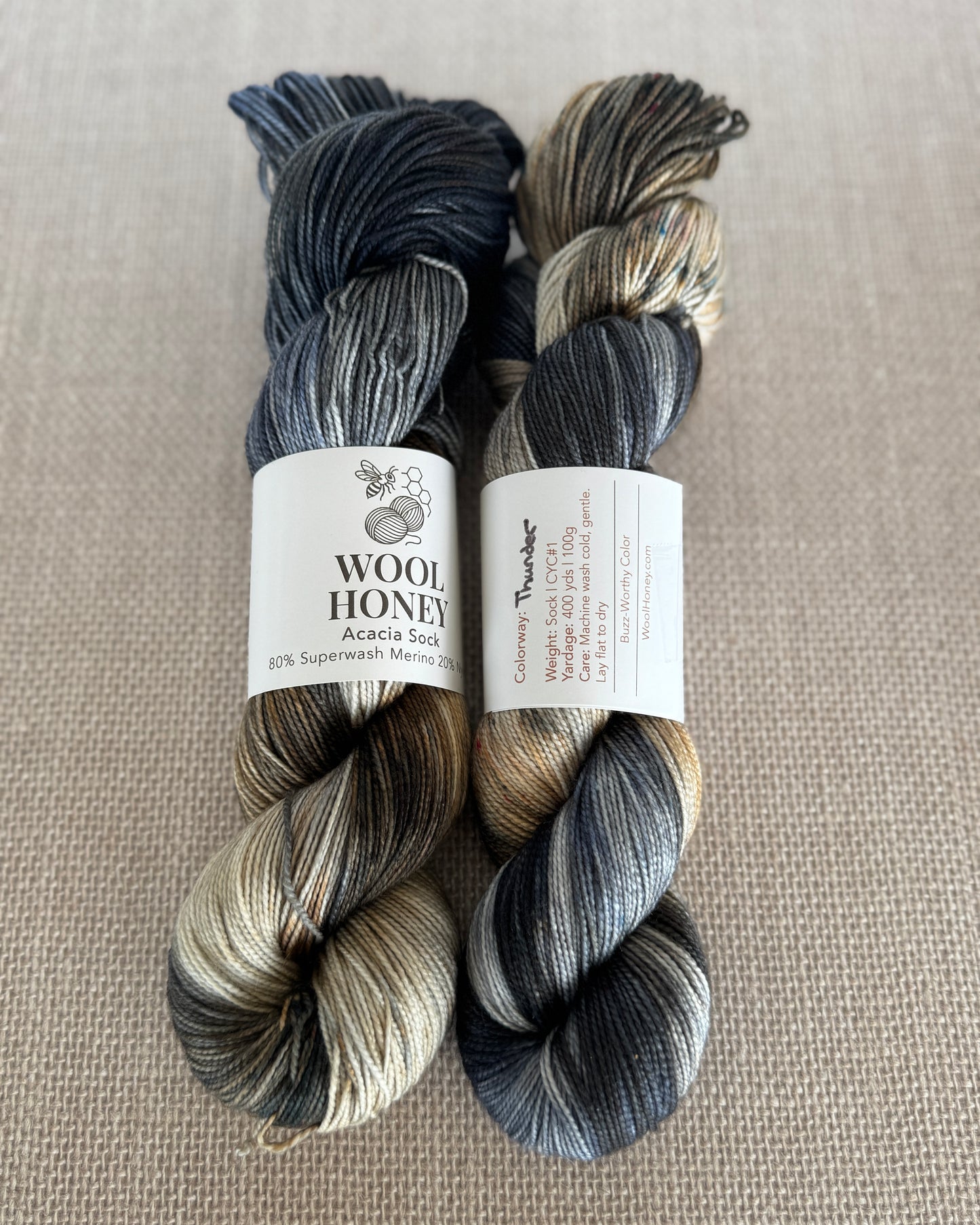 Acacia Sock Yarn | Thunder