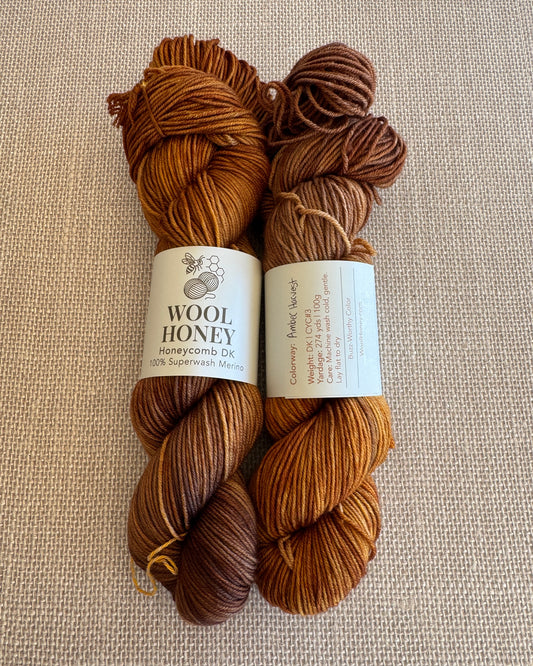 Honeycomb DK Yarn | Amber Harvest