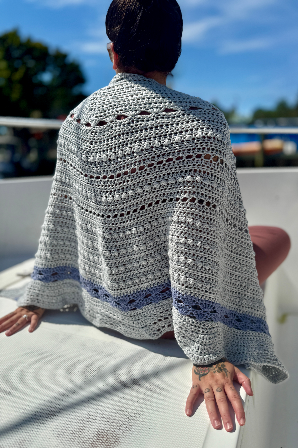 Shoreline Crochet Shawl Pattern