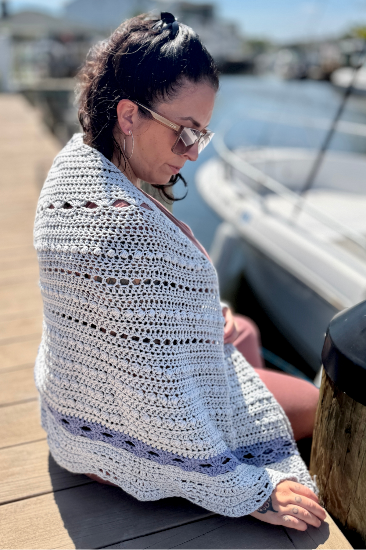 Shoreline Crochet Shawl Pattern