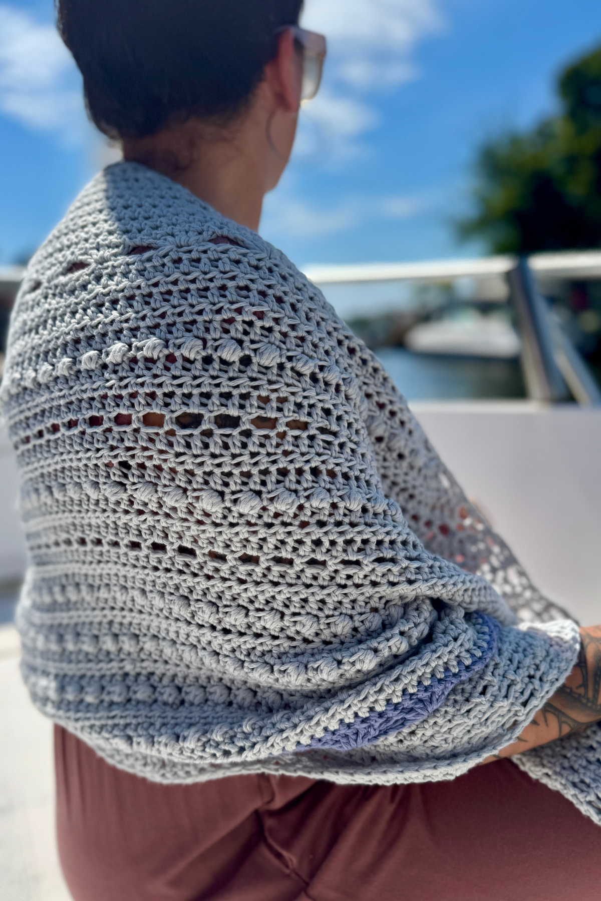 Shoreline Crochet Shawl Pattern