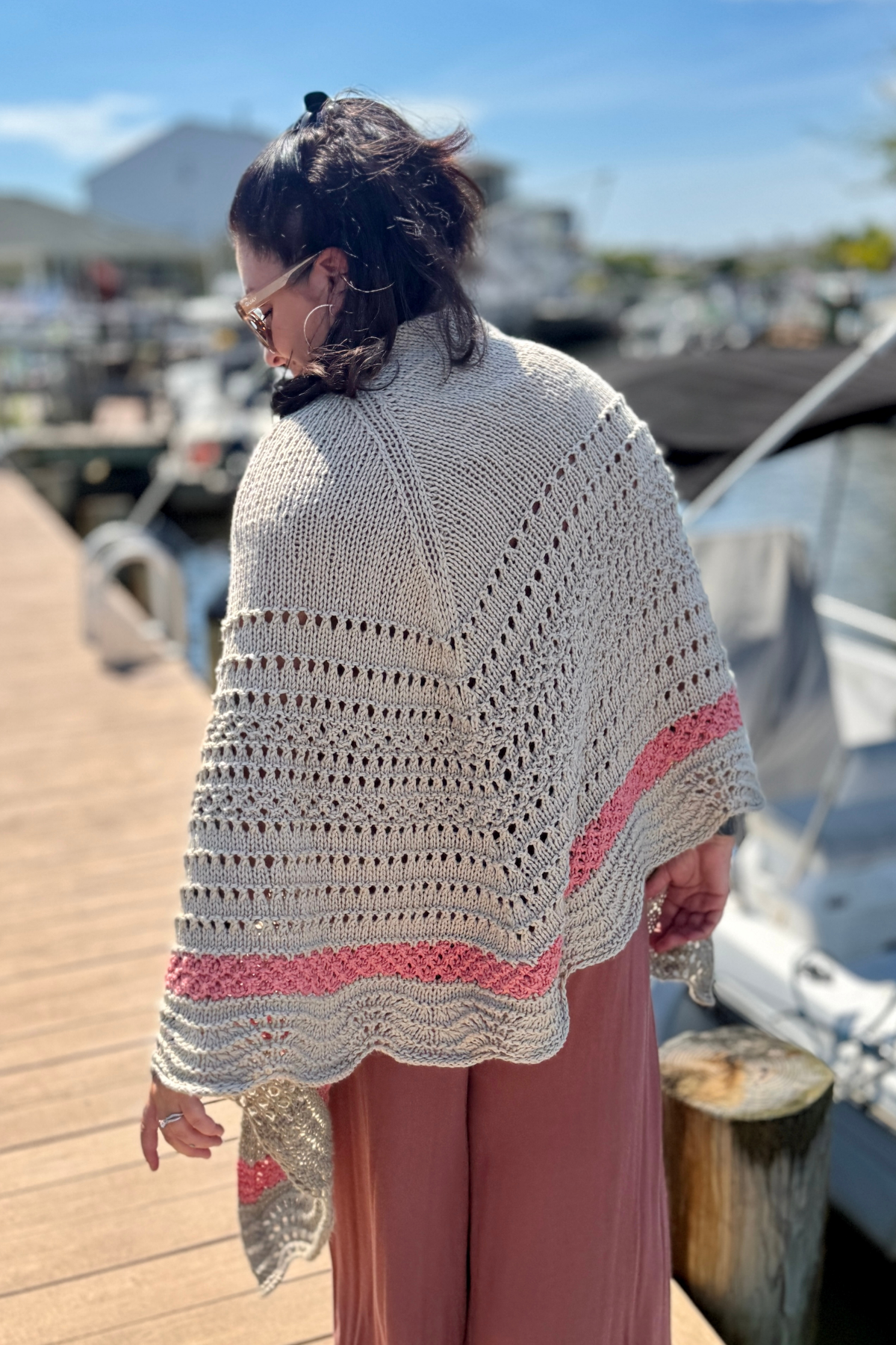 Shoreline Knit Shawl Pattern