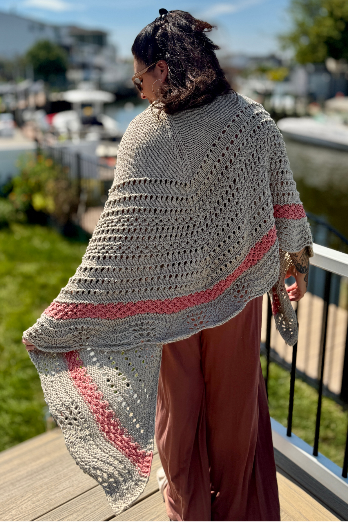 Shoreline Knit Shawl Pattern